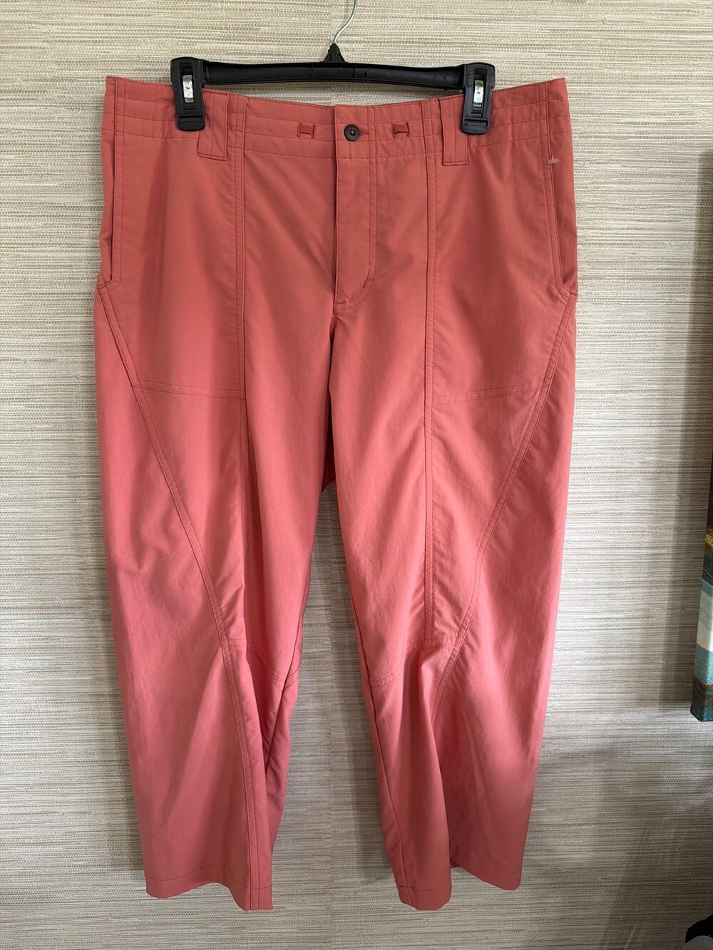Patagonia Women's Coral Colored Hiking Capri's size 12